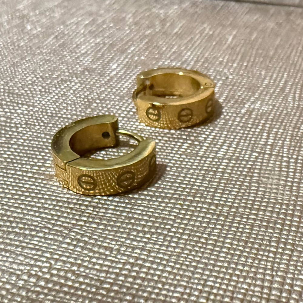 Like Cartier LOVE earrings